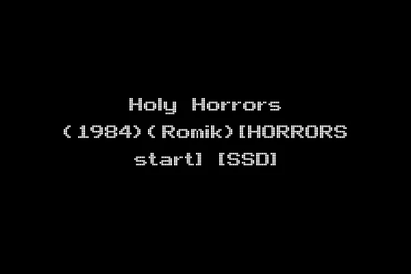 Holy Horrors (1984)(Romik)[HORRORS start] [SSD]
