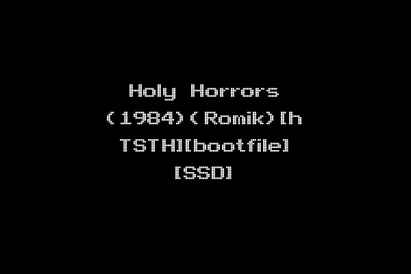 Holy Horrors (1984)(Romik)[h TSTH][bootfile] [SSD]