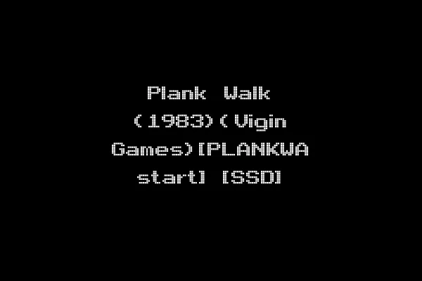 Plank Walk (1983)(Vigin Games)[PLANKWA start] [SSD]
