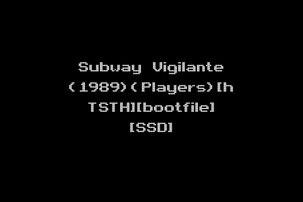 Subway Vigilante (1989)(Players)[h TSTH][bootfile] [SSD]