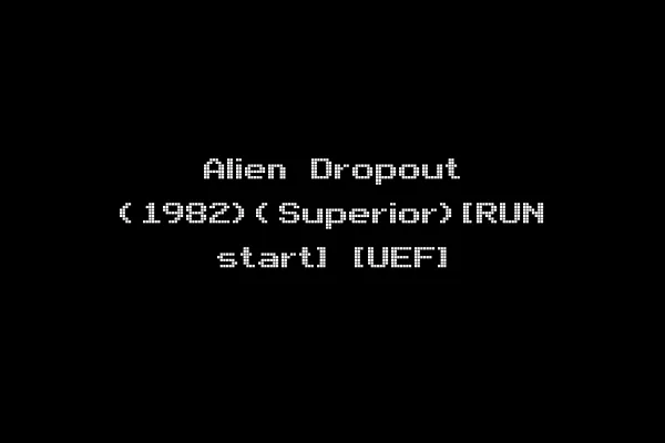 Alien Dropout (1982)(Superior)[RUN start] [UEF]