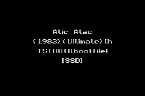 Atic Atac (1983)(Ultimate)[h TSTH][t][bootfile] [SSD]