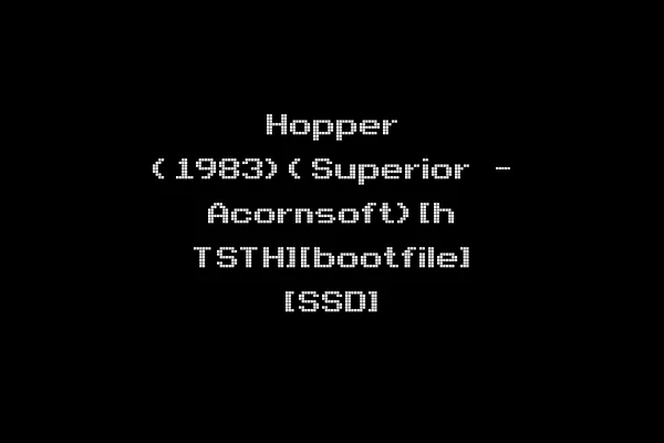 Hopper (1983)(Superior - Acornsoft)[h TSTH][bootfile] [SSD]