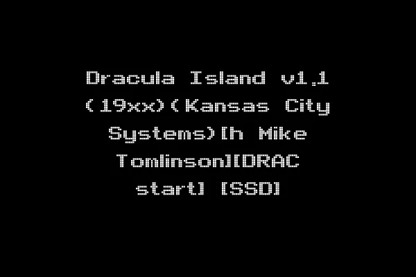 Dracula Island v1.1 (19xx)(Kansas City Systems)[h Mike Tomlinson][DRAC start] [SSD]