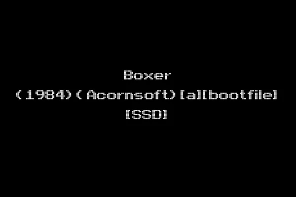 Boxer (1984)(Acornsoft)[a][bootfile] [SSD]
