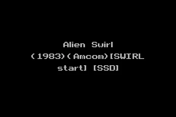 Alien Swirl (1983)(Amcom)[SWIRL start] [SSD]