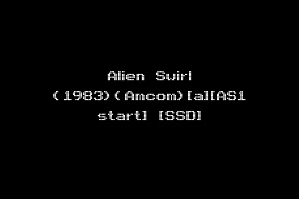 Alien Swirl (1983)(Amcom)[a][AS1 start] [SSD]