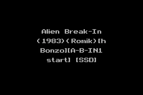 Alien Break-In (1983)(Romik)[h Bonzo][A-B-IN1 start] [SSD]