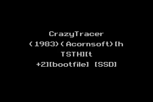 CrazyTracer (1983)(Acornsoft)[h TSTH][t +2][bootfile] [SSD]