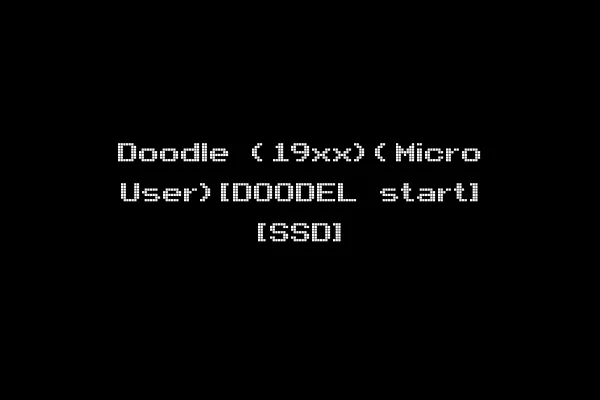 Doodle (19xx)(Micro User)[DOODEL start] [SSD]