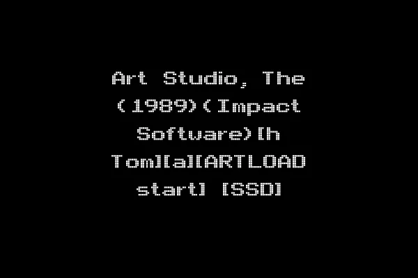 Art Studio, The (1989)(Impact Software)[h Tom][a][ARTLOAD start] [SSD]