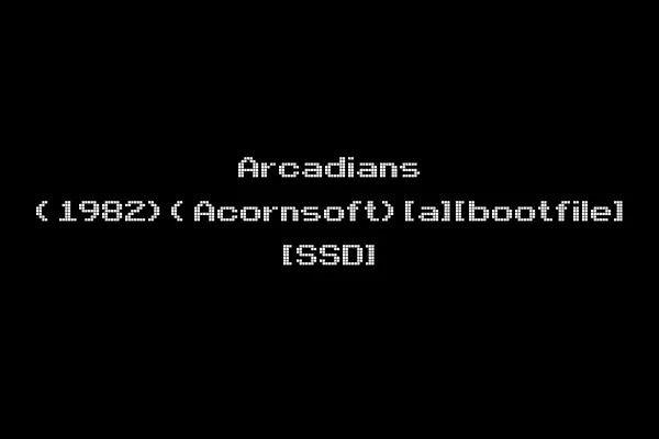 Arcadians (1982)(Acornsoft)[a][bootfile] [SSD]