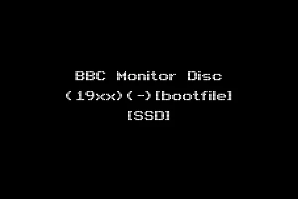 BBC Monitor Disc (19xx)(-)[bootfile] [SSD]