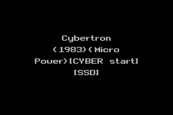 Cybertron (1983)(Micro Power)[CYBER start] [SSD]