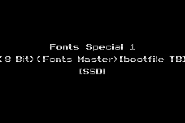 Fonts Special 1 (19xx)(8-Bit)(Fonts-Master)[bootfile-TBI-106-1] [SSD]