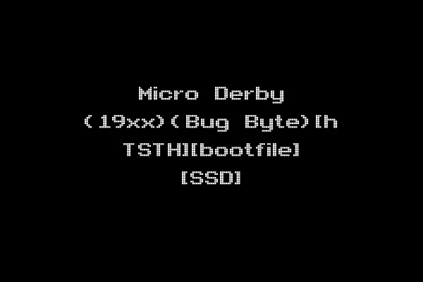 Micro Derby (19xx)(Bug Byte)[h TSTH][bootfile] [SSD]