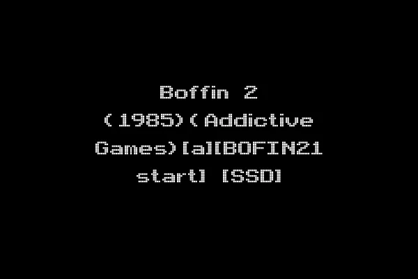 Boffin 2 (1985)(Addictive Games)[a][BOFIN21 start] [SSD]