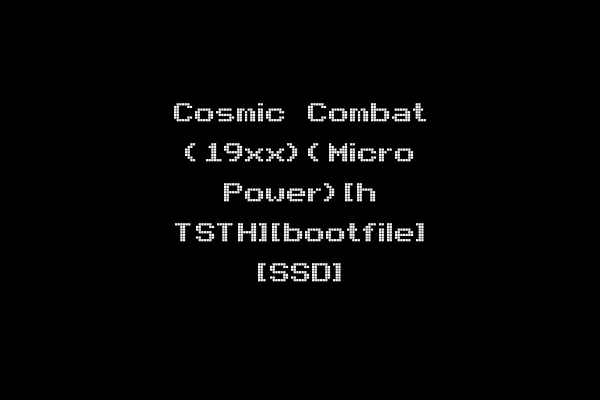 Cosmic Combat (19xx)(Micro Power)[h TSTH][bootfile] [SSD]