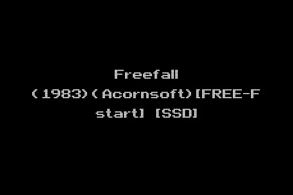 Freefall (1983)(Acornsoft)[FREE-F start] [SSD]