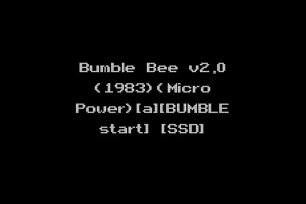 Bumble Bee v2.0 (1983)(Micro Power)[a][BUMBLE start] [SSD]