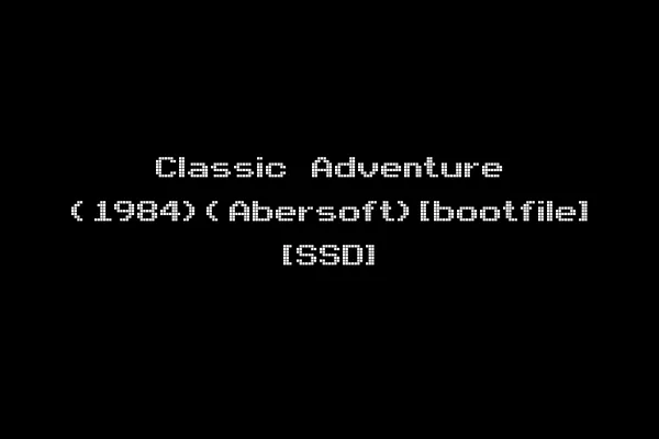 Classic Adventure (1984)(Abersoft)[bootfile] [SSD]