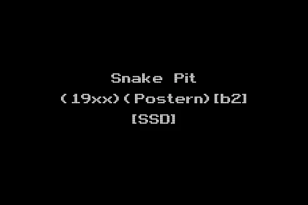Snake Pit (19xx)(Postern)[b2] [SSD]