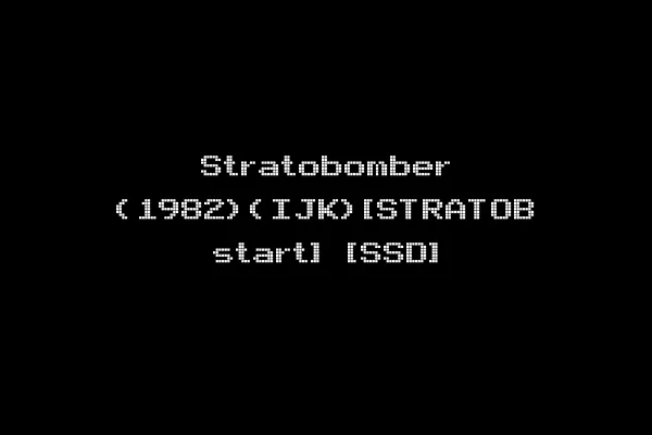 Stratobomber (1982)(IJK)[STRATOB start] [SSD]