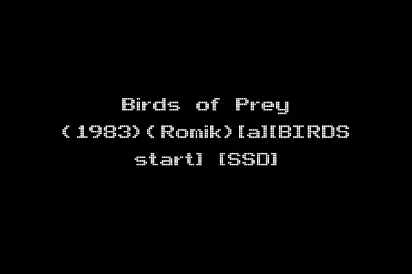 Birds of Prey (1983)(Romik)[a][BIRDS start] [SSD]