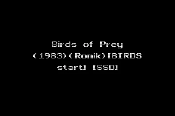 Birds of Prey (1983)(Romik)[BIRDS start] [SSD]