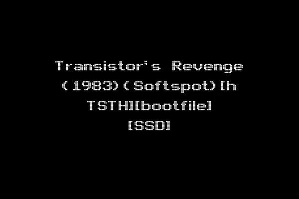 Transistor's Revenge (1983)(Softspot)[h TSTH][bootfile] [SSD]