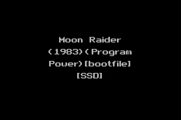 Moon Raider (1983)(Program Power)[bootfile] [SSD]