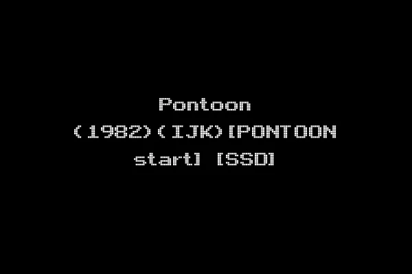Pontoon (1982)(IJK)[PONTOON start] [SSD]