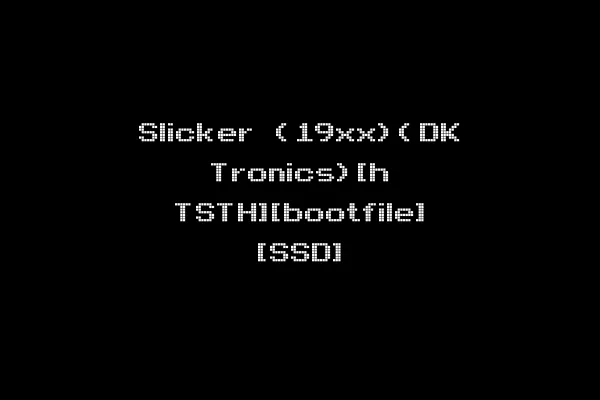 Slicker (19xx)(DK Tronics)[h TSTH][bootfile] [SSD]