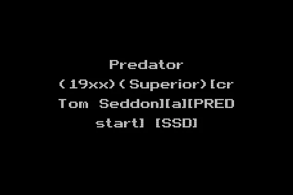 Predator (19xx)(Superior)[cr Tom Seddon][a][PRED start] [SSD]