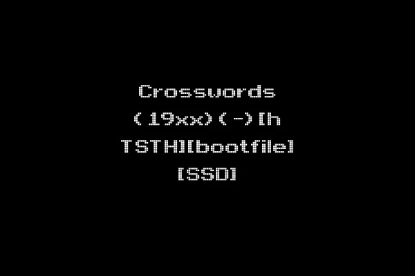 Crosswords (19xx)(-)[h TSTH][bootfile] [SSD]