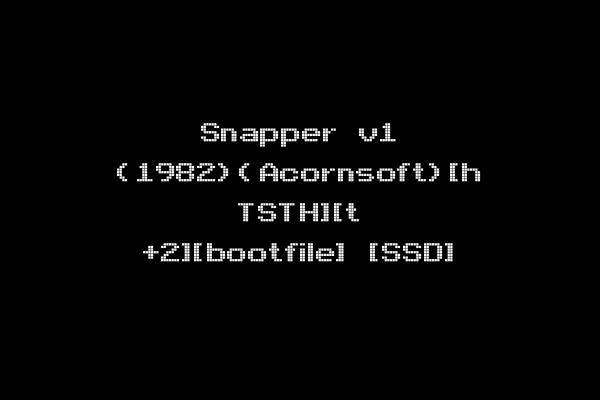 Snapper v1 (1982)(Acornsoft)[h TSTH][t +2][bootfile] [SSD]