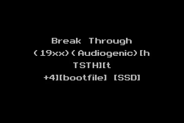 Break Through (19xx)(Audiogenic)[h TSTH][t +4][bootfile] [SSD]