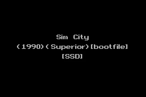 Sim City (1990)(Superior)[bootfile] [SSD]