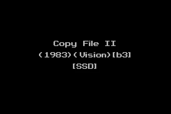 Copy File II (1983)(Vision)[b3] [SSD]