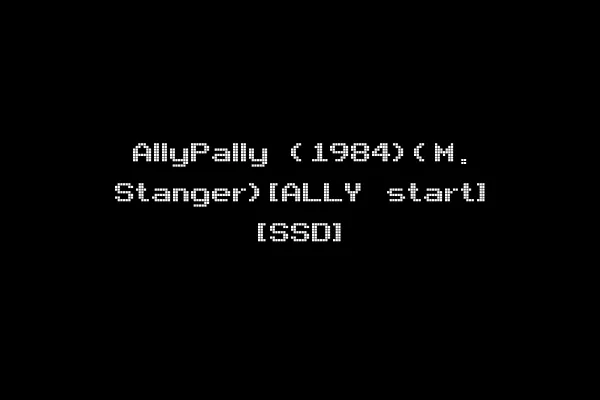 AllyPally (1984)(M. Stanger)[ALLY start] [SSD]
