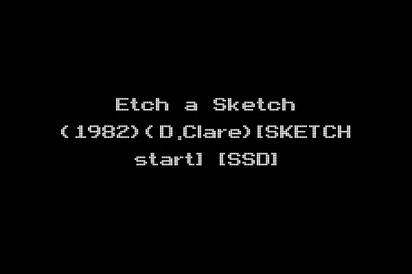 Etch a Sketch (1982)(D.Clare)[SKETCH start] [SSD]