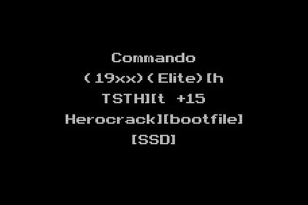 Commando (19xx)(Elite)[h TSTH][t +15 Herocrack][bootfile] [SSD]