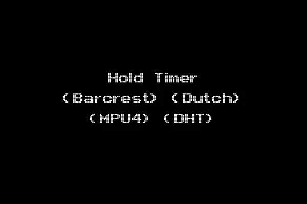 Hold Timer (Barcrest) (Dutch) (MPU4) (DHT)