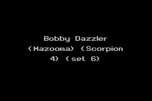 Bobby Dazzler (Mazooma) (Scorpion 4) (set 6)