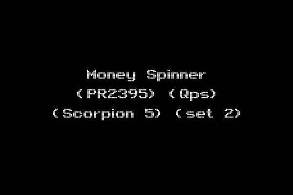 Money Spinner (PR2395) (Qps) (Scorpion 5) (set 2)