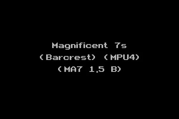 Magnificent 7s (Barcrest) (MPU4) (MA7 1.5 B)
