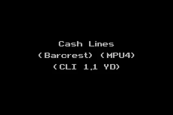 Cash Lines (Barcrest) (MPU4) (CLI 1.1 YD)