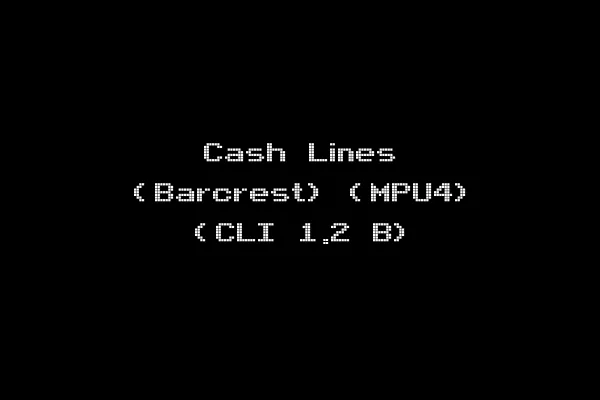 Cash Lines (Barcrest) (MPU4) (CLI 1.2 B)