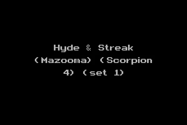 Hyde & Streak (Mazooma) (Scorpion 4) (set 1)