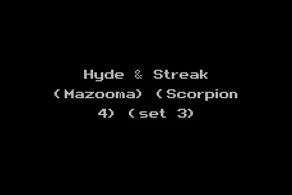 Hyde & Streak (Mazooma) (Scorpion 4) (set 3)